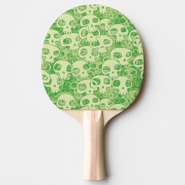 Coole Schädel Tischtennis Schläger (Vorderseite)