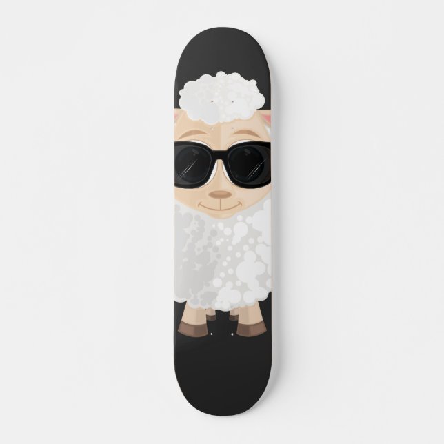 Coole Schafe Skateboard (Vorne)
