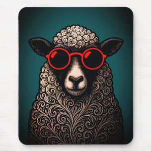 Coole Schafswände Mousepad