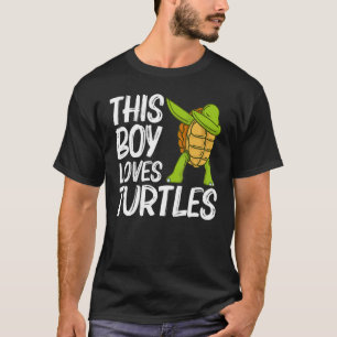 Coole Schildkröte für Jungen Kinder, die Meeressch T-Shirt