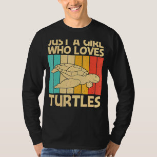 Coole Schildkröte für Mädchen Meeresschildkröte T-Shirt
