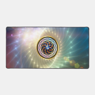 Coole Schreibtischmatte für Laptop und Maus