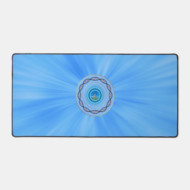 Coole Schreibtischmatte für Laptop und Maus (Vorderseite)