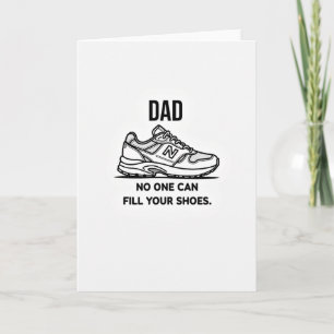 Coole Schuh Vatertagskarte Karte