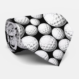 coole, Schwarz-weiß gekachelte Golfsportarten Krawatte