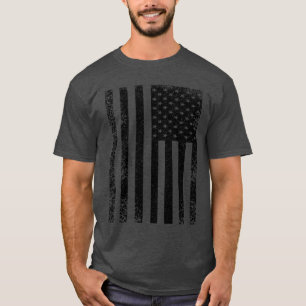 Coole schwarz-weiße Flagge T-Shirt