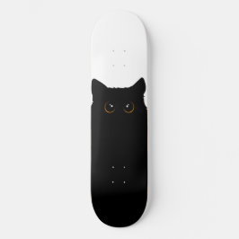 Coole Schwarze Katze Skateboard