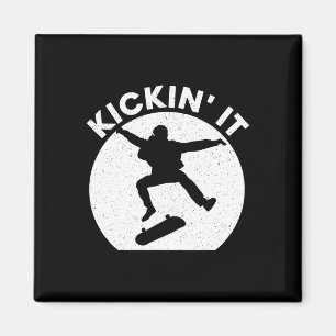 Coole Skateboarding-Kunst für Männer Frauen Skateb Magnet