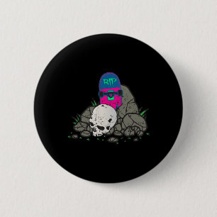 Coole Skateboarding Skater Board Grab R.i.p Skateb Button