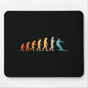 Coole Skikunst für Männer Frauen Skifahren themed  Mousepad
