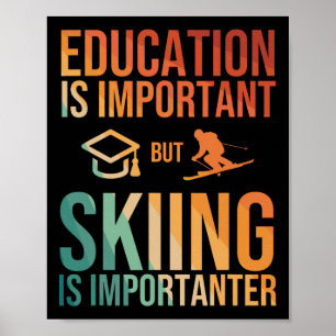 Coole Skitour für Damen Kinder Nordic Mountain Bik Poster