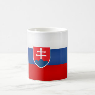 Coole slowakische Flagge Kaffeetasse