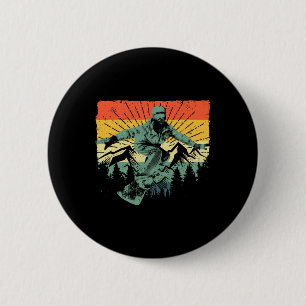 Coole Snowboard Art Men Snowboarden Snowboarden Button