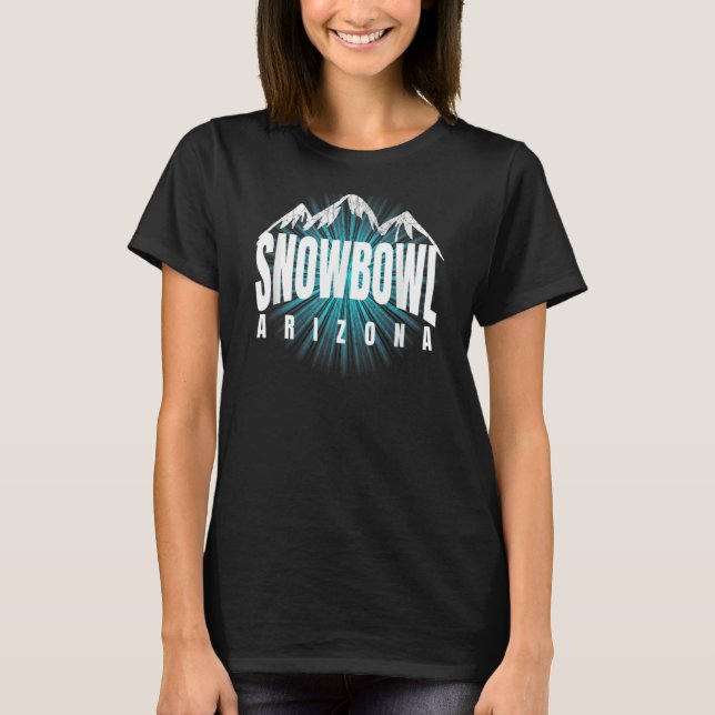 Coole Snowbowl BergwandernKlettern Cool & trendy T-Shirt (Vorderseite)