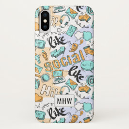 Coole Social Media-benutzerdefinierte Monophon-Geh Case-Mate iPhone Hülle