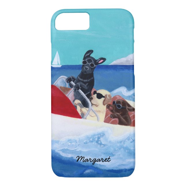Coole Sommer Labradors Malerei Case-Mate iPhone Hülle (Rückseite)