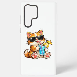 Coole Sommerkatze Samsung Galaxy Hülle