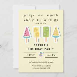 Coole Sommerpopulationen Einladung zum Geburtstag