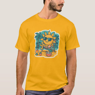 Coole Sommersonne – Retro-Strand-Vibes T-Shirt