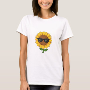Coole Sonnenblumen-Vibes T-Shirt