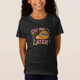 Coole Sonnenbrille Löwe „Bis später” T-Shirt