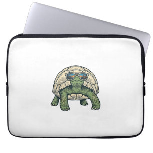 Coole Sonnenbrille Schildkröte Vintage Vektor Desi Laptopschutzhülle