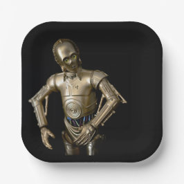 Coole Spielzeugfotografie Droid Pappteller