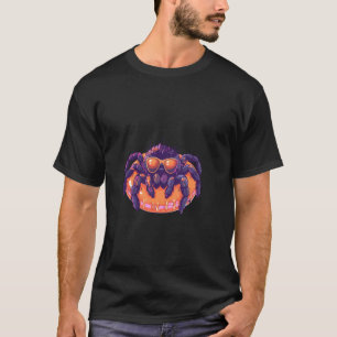 Coole Spinne auf Sommerurlaub Comic T-Shirt