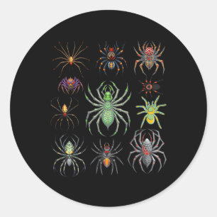Coole Spinne für Männer Frauen Tarantula Arachnid  Runder Aufkleber