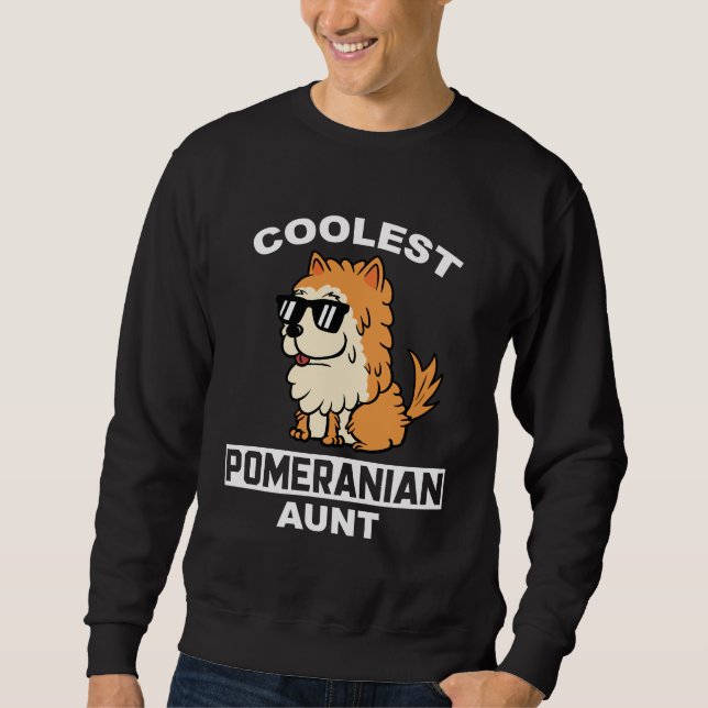 Coole Spitz Tante Sweatshirt (Vorderseite)