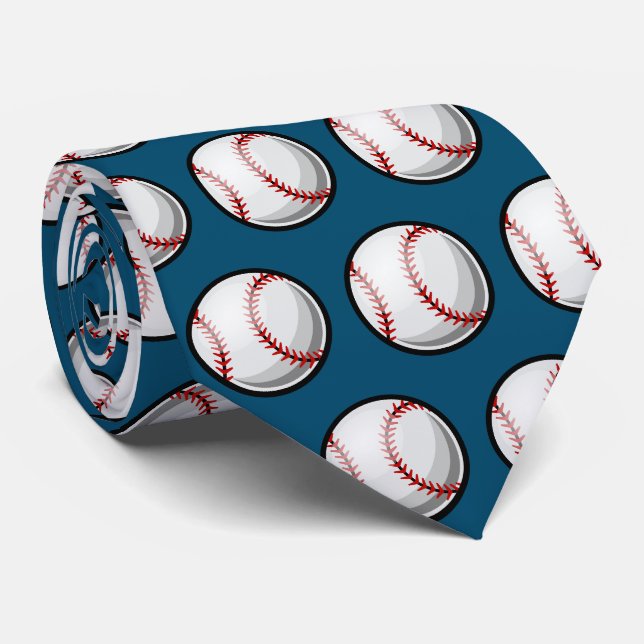 Coole Sportarten mit Fliesen aus Baseball Krawatte (Gerollt)
