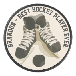 Coole sportliche beste Hockey-Spieler-überhaupt Eishockey Puck