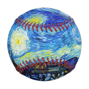 Coole Starry Night Vincent Van Gogh Gemälde Art Baseball