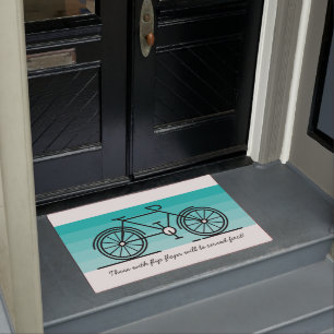 Coole Steigungs-Fahrrad-Matte Fußmatte