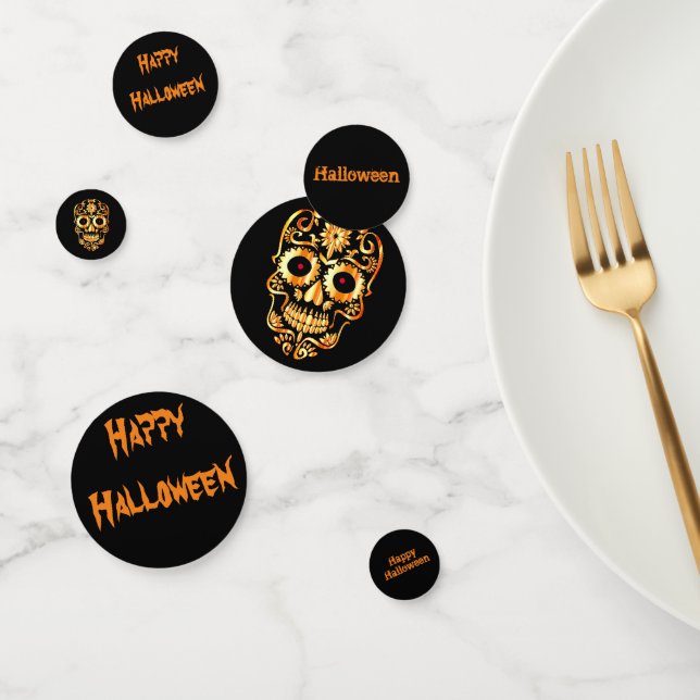 Coole stilvolle Halloween Konfetti (Gruppe)