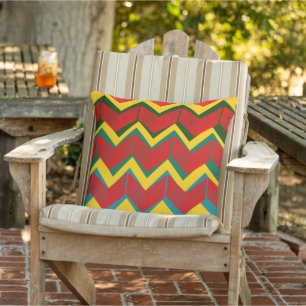 coole, stilvolle und farbenfrohe aztec Zickzack Kissen