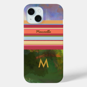 Coole Streifen mit Initial Case-Mate iPhone Hülle