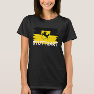 Coole Stuttgart-Flagge T-Shirt