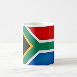 Coole Südafrikanische Flagge Kaffeetasse