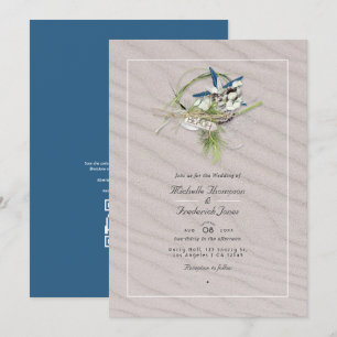 Coole Summer QR Code UAWG Beach Hochzeit Einladung