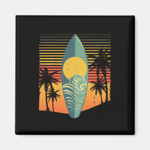 Coole Surfboard Für Männer Frauen Surfer Retro Sur Magnet