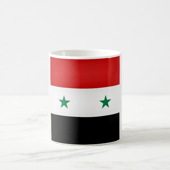 Coole Syrienflagge Kaffeetasse (Mittel)