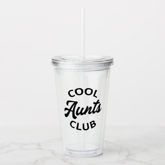 Coole Tanten Club I Acryltrinkbecher (Vorderseite)