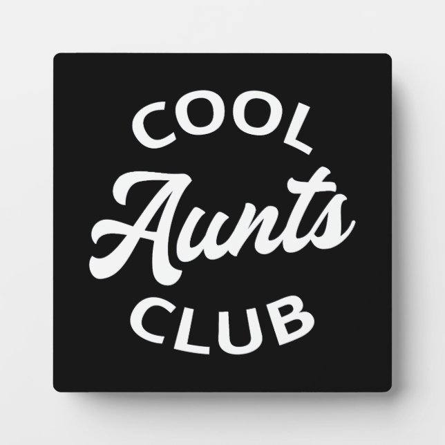 Coole Tanten Club I Fotoplatte (Vorderseite)