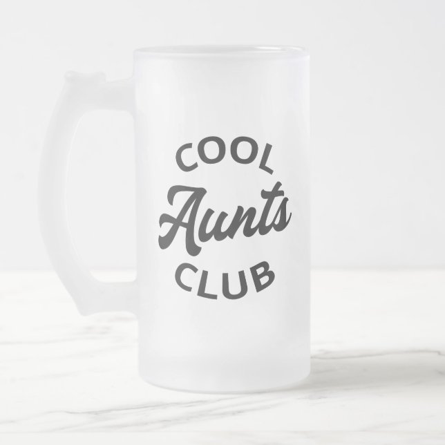 Coole Tanten Club I Mattglas Bierglas (Links)