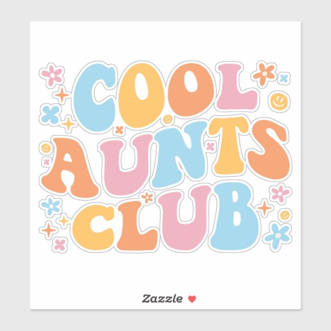 Coole Tanten Club III Aufkleber (Blatt)