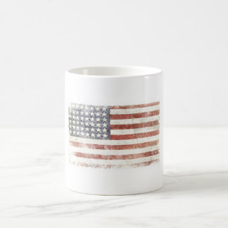 Coole Tasse mit beunruhigter USA-Flagge