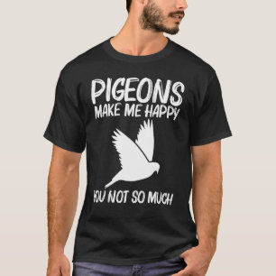 Coole Taube für Männer Rock Dove Bird Pet T-Shirt
