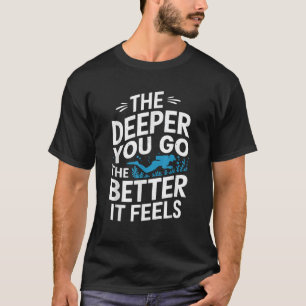 Coole Tauchkunst für Männer Vater Pater Ocean Scu T-Shirt