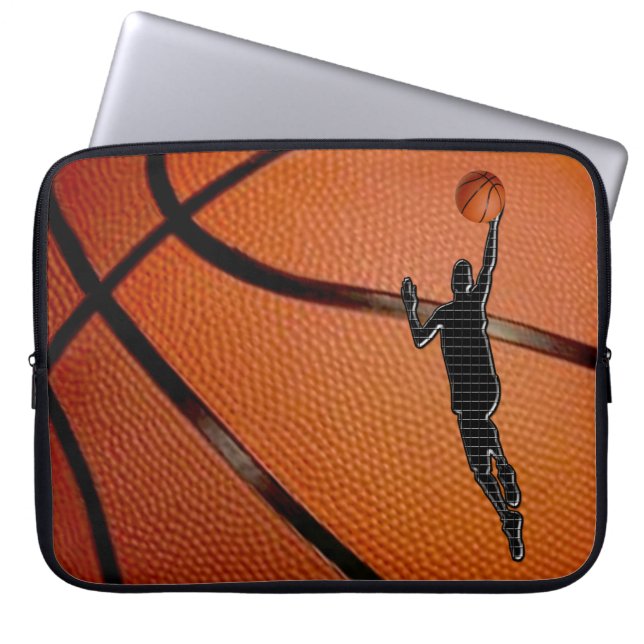 Coole Techno Basketball-Hüllen für Laptop-Computer Laptopschutzhülle (Vorderseite)
